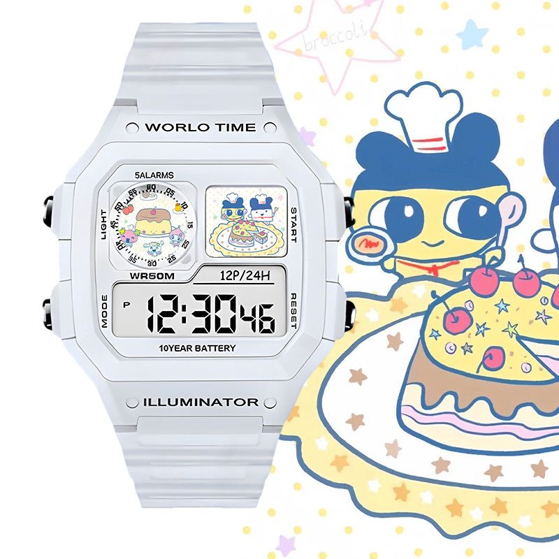 Accessories With Watch - Tamagotchi Akıllı Elektronik Saat Büyük Ağız