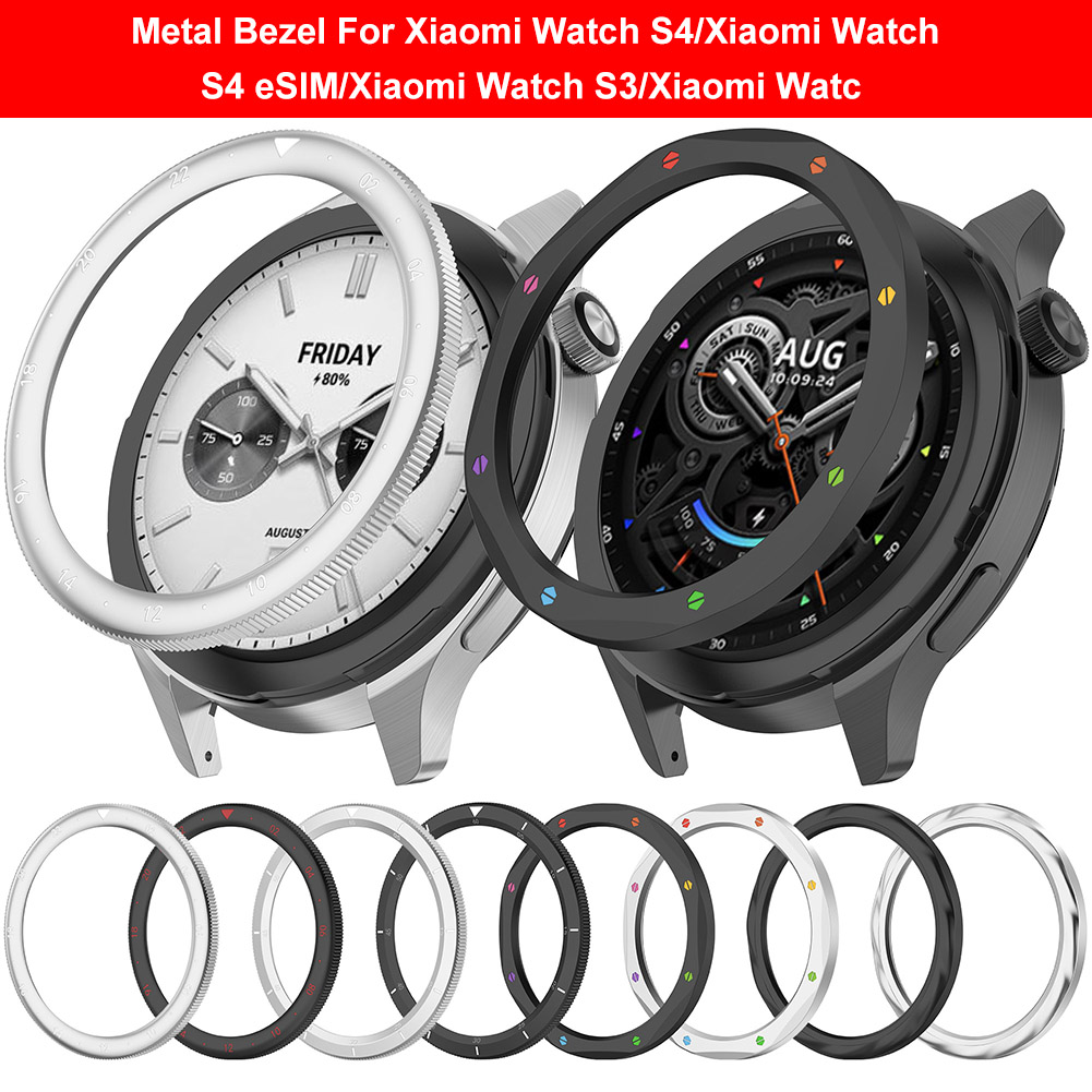 Xiaomi Smartwatch S4 Accessories - Xiaomi Watch S4/S3 Metal Koruyucu Kasa