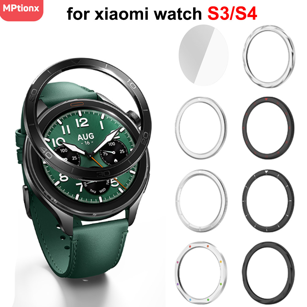 Xiaomi Smartwatch S4 Accessories - Metal Çerçeve Halkası Xiaomi İzle S4/S3