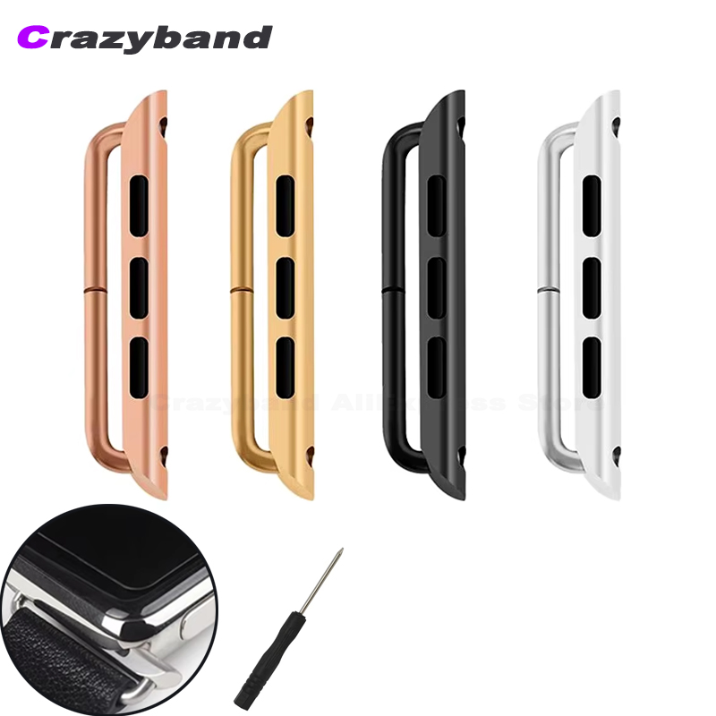 Watch Band Connector - 2 adet Paslanmaz Çelik Konnektör Adaptörü