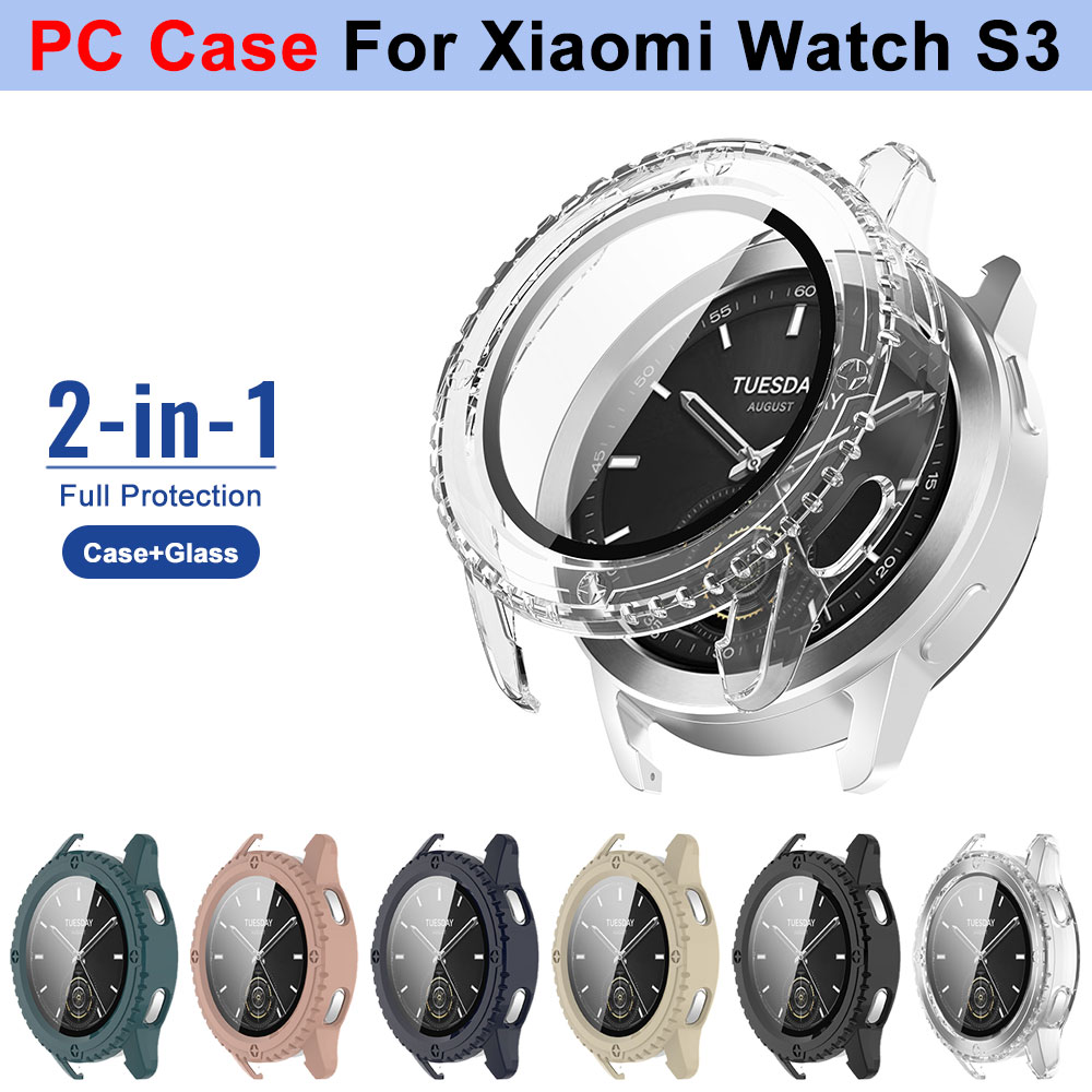 Xiaomi Smartwatch S4 Accessories - Xiaomi Watch S3 PC Koruyucu Kılıf