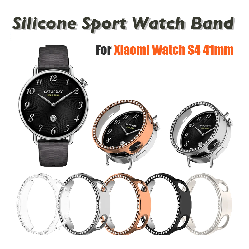 Xiaomi Smartwatch S4 Accessories - Tek Sıralı Matkap Içi Boş Kılıf