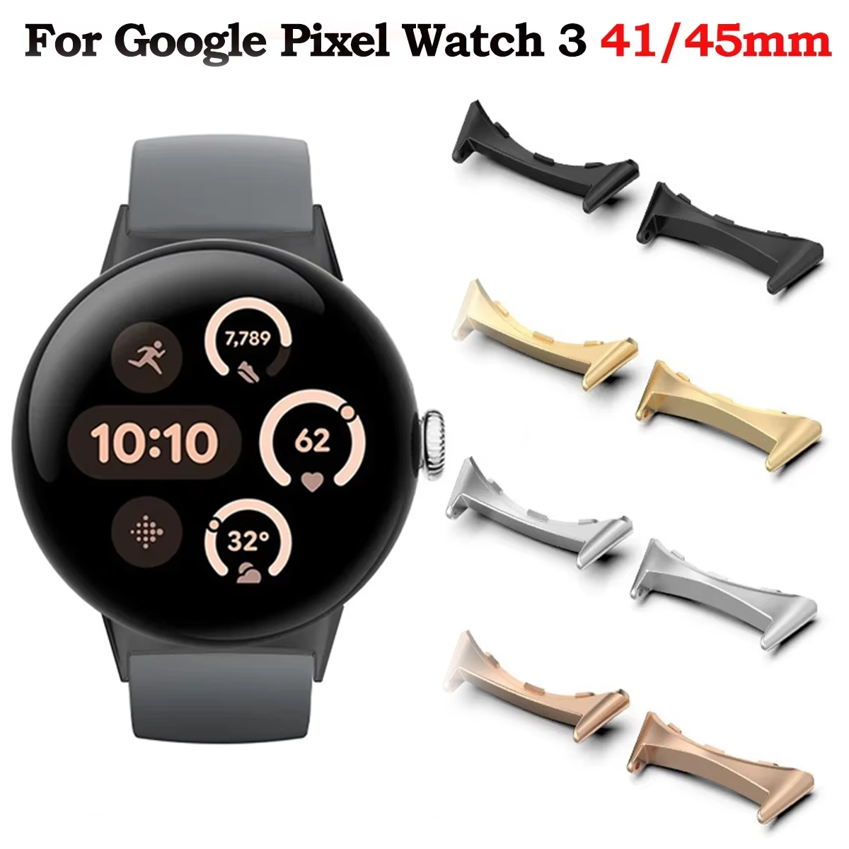 2 adet saat kayışı konnektör a - Smartwatch Watch Accessories incelemesi ve fiyatı
