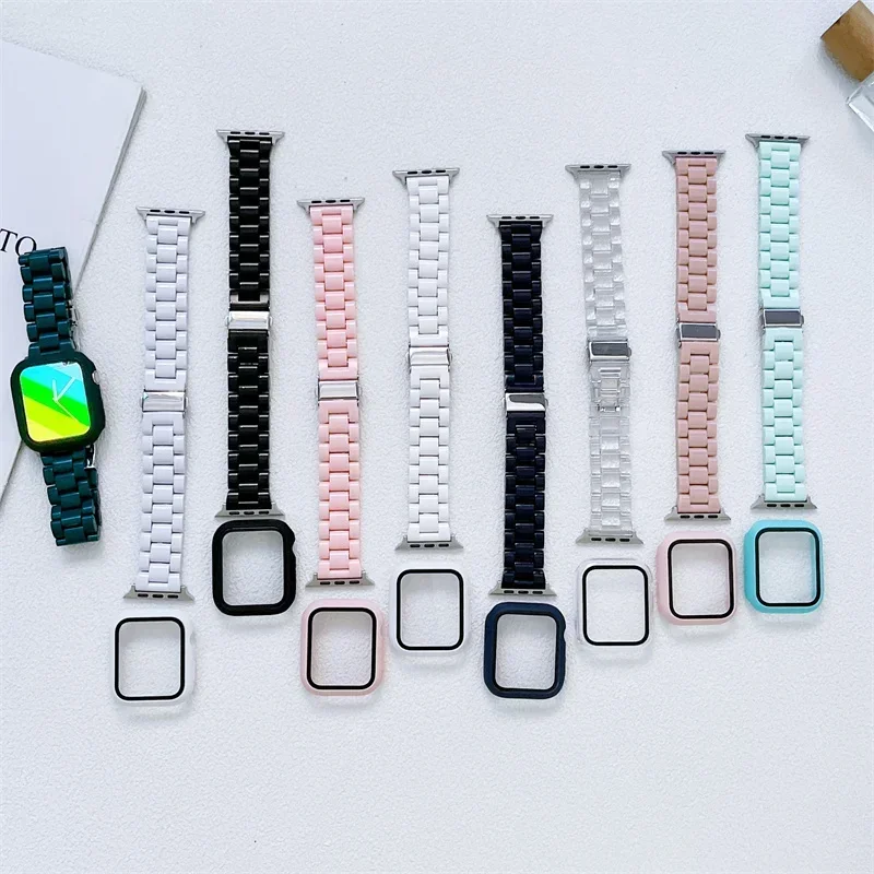 Saat kayışı + Kılıf + cam appl - Smartwatch Watch Accessories For Women incelemesi ve fiyatı