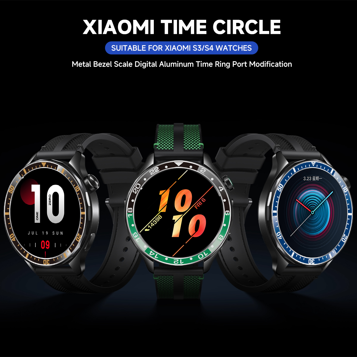 Çelik Çerçeve Halkaları Xiaomi - Xiaomi Smartwatch S4 Accessories incelemesi ve fiyatı