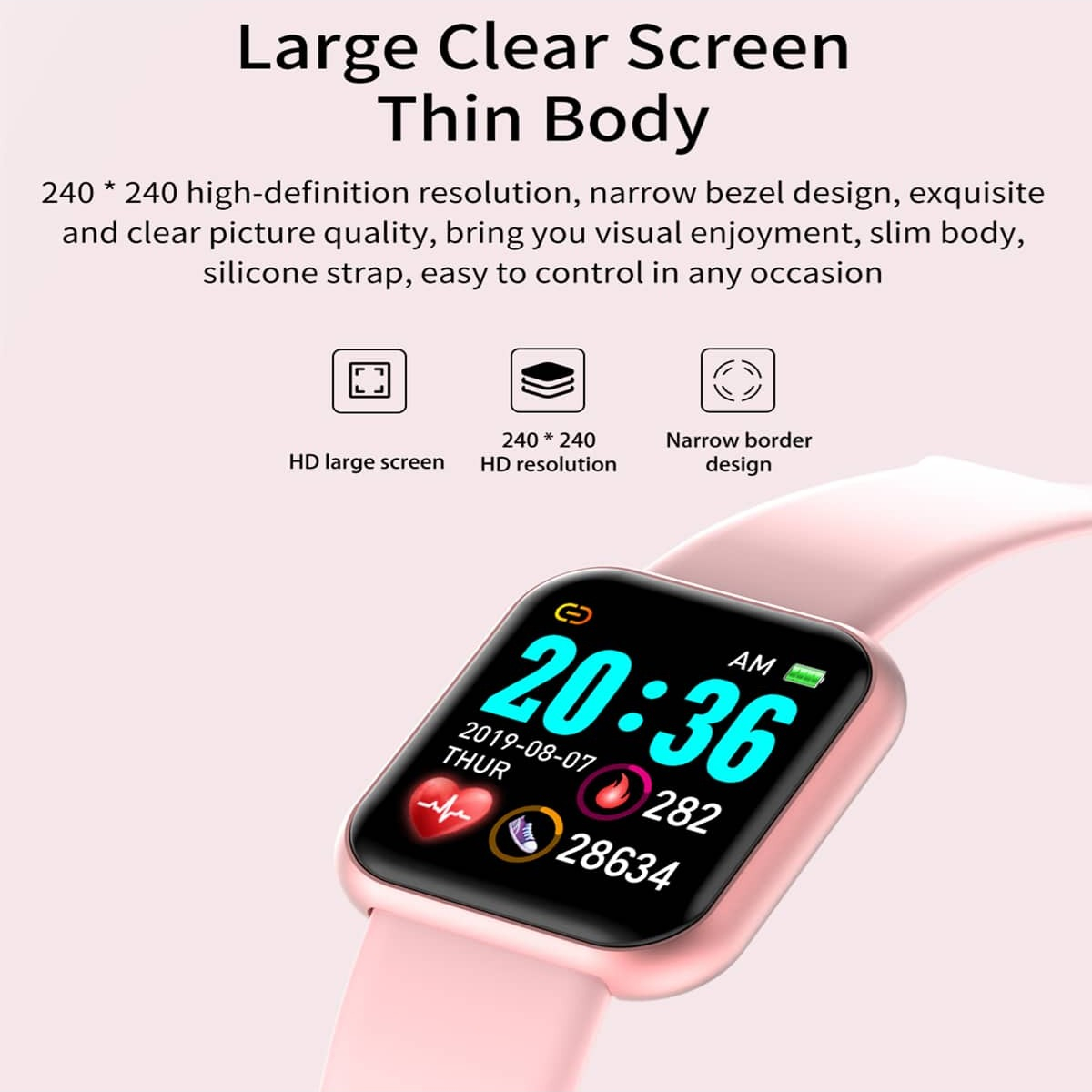Akıllı saat mesaj hatırlatmak  - Smartwatch Touch incelemesi ve fiyatı