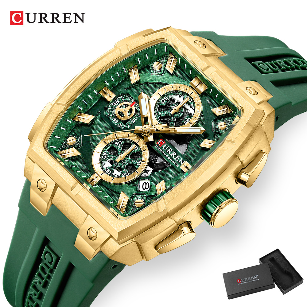 CURREN Lüks Vintage Erkek Spor - Accessories With Watch incelemesi ve fiyatı