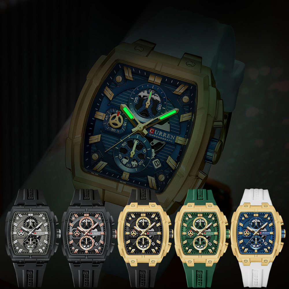 CURREN Lüks Vintage Erkek Spor - Accessories With Watch incelemesi ve fiyatı