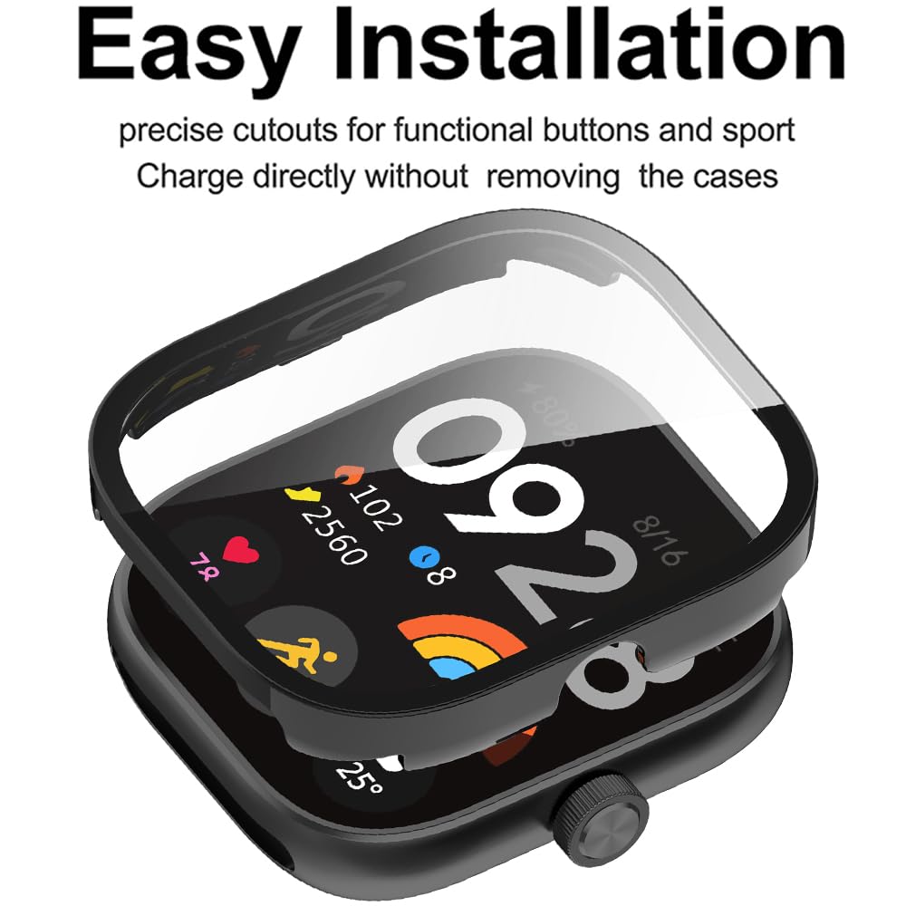 Temperli Cam + Kılıf Xiaomi Re - Smartwatch Watch Accessories For Women incelemesi ve fiyatı