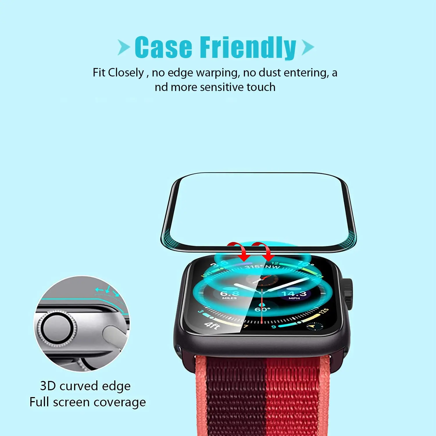 Ekran Koruyucu 3D Temperli Cam - Smartwatch Icon incelemesi ve fiyatı