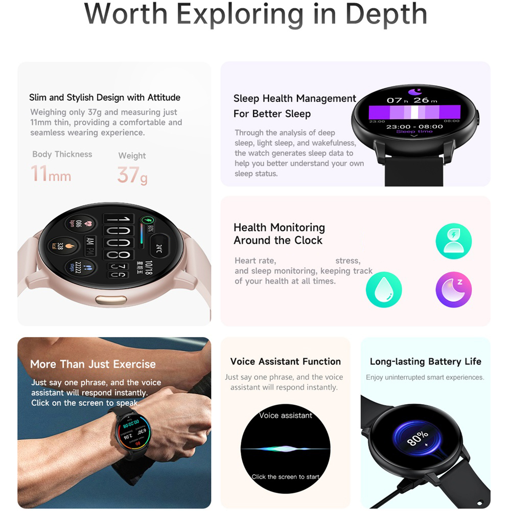 BT Çağrı Akıllı Saat Kadın Spo - Smartwatch Custom incelemesi ve fiyatı