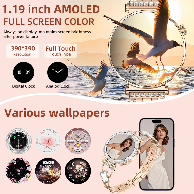 LIGE Yeni Kadın Akıllı Saati 1 - Smartwatch Custom incelemesi ve fiyatı