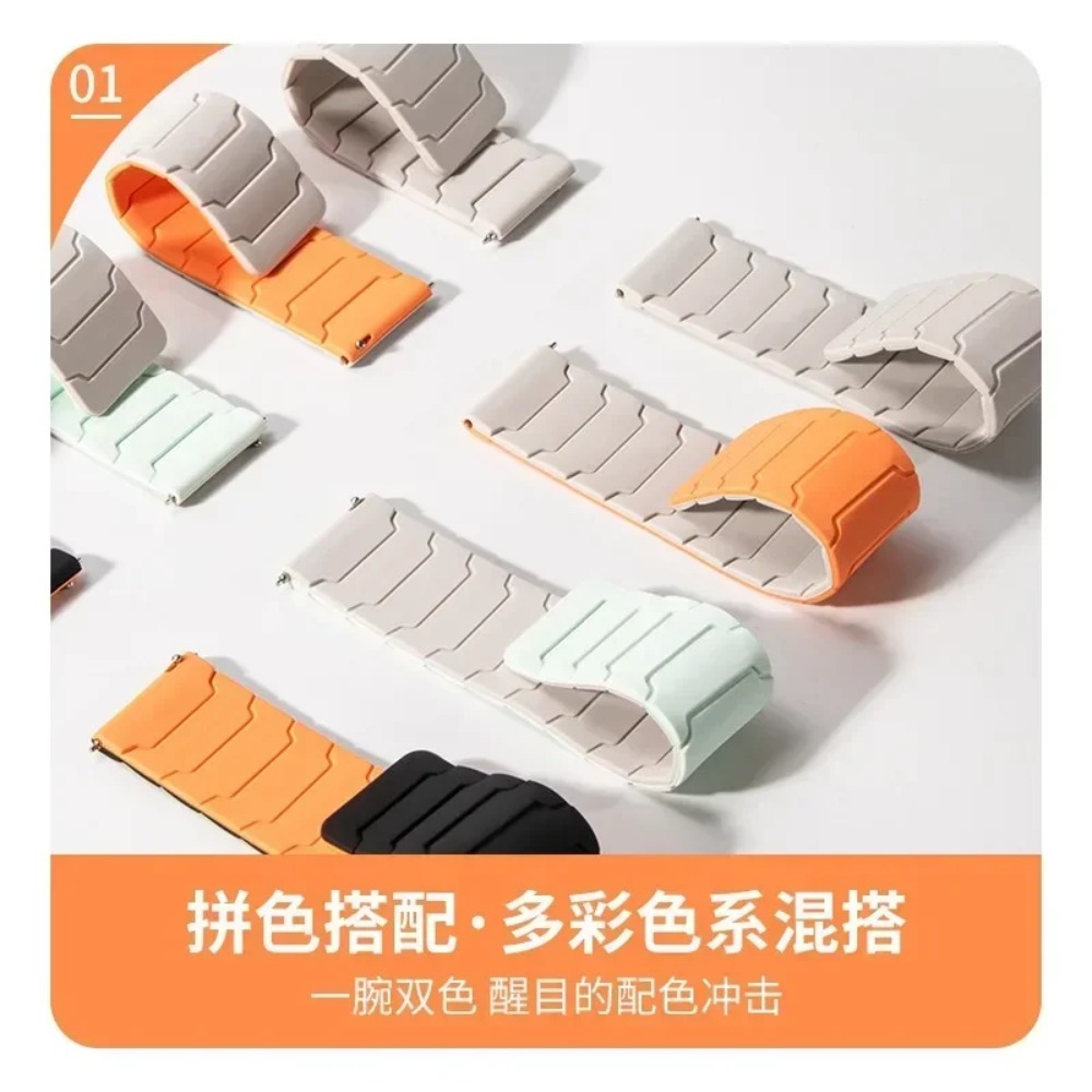 20mm 22mm Manyetik Silikon Kay - Xiaomi Smartwatch S4 Accessories incelemesi ve fiyatı