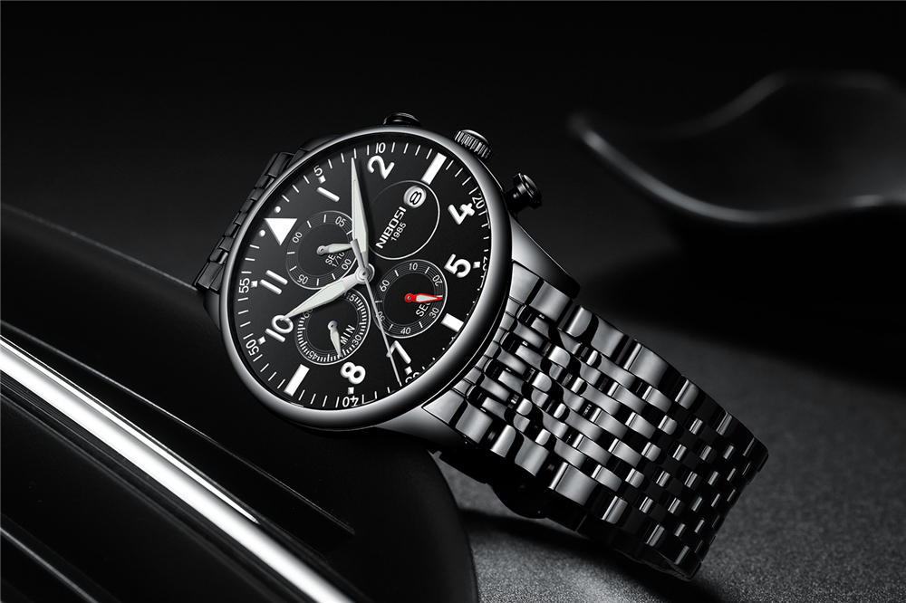 NIBOSI Moda Erkek Saatleri Üst - Accessories With Watch incelemesi ve fiyatı