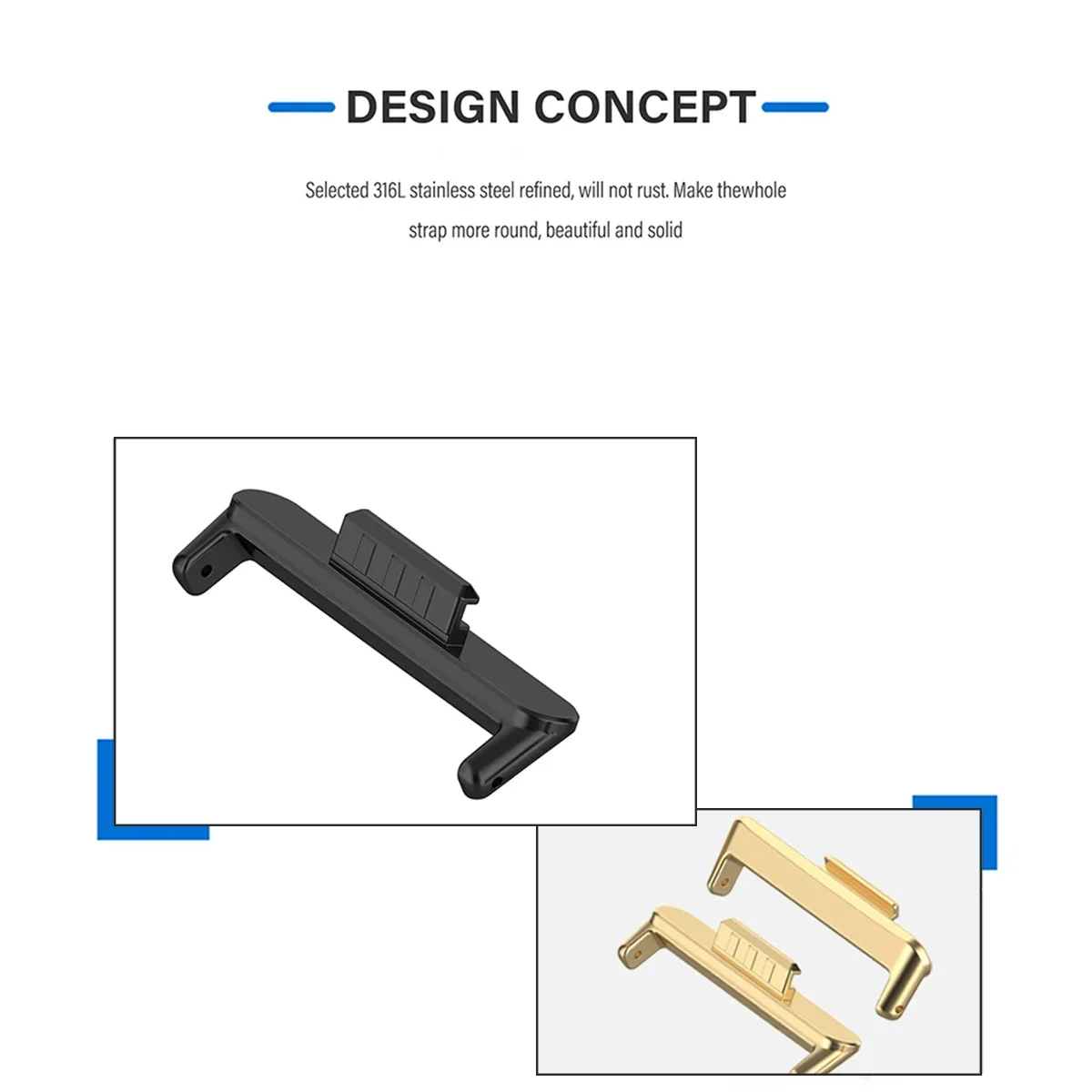 20mm 22mm 1 Çift Adaptör Huawe - Watch Band Connector incelemesi ve fiyatı