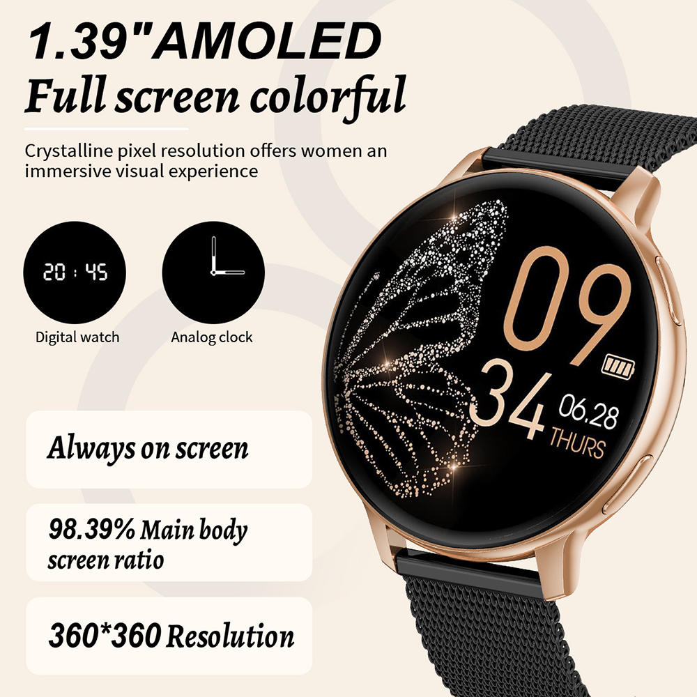 LIGE Moda Akıllı Saat Kadın Bl - Smartwatch Custom incelemesi ve fiyatı