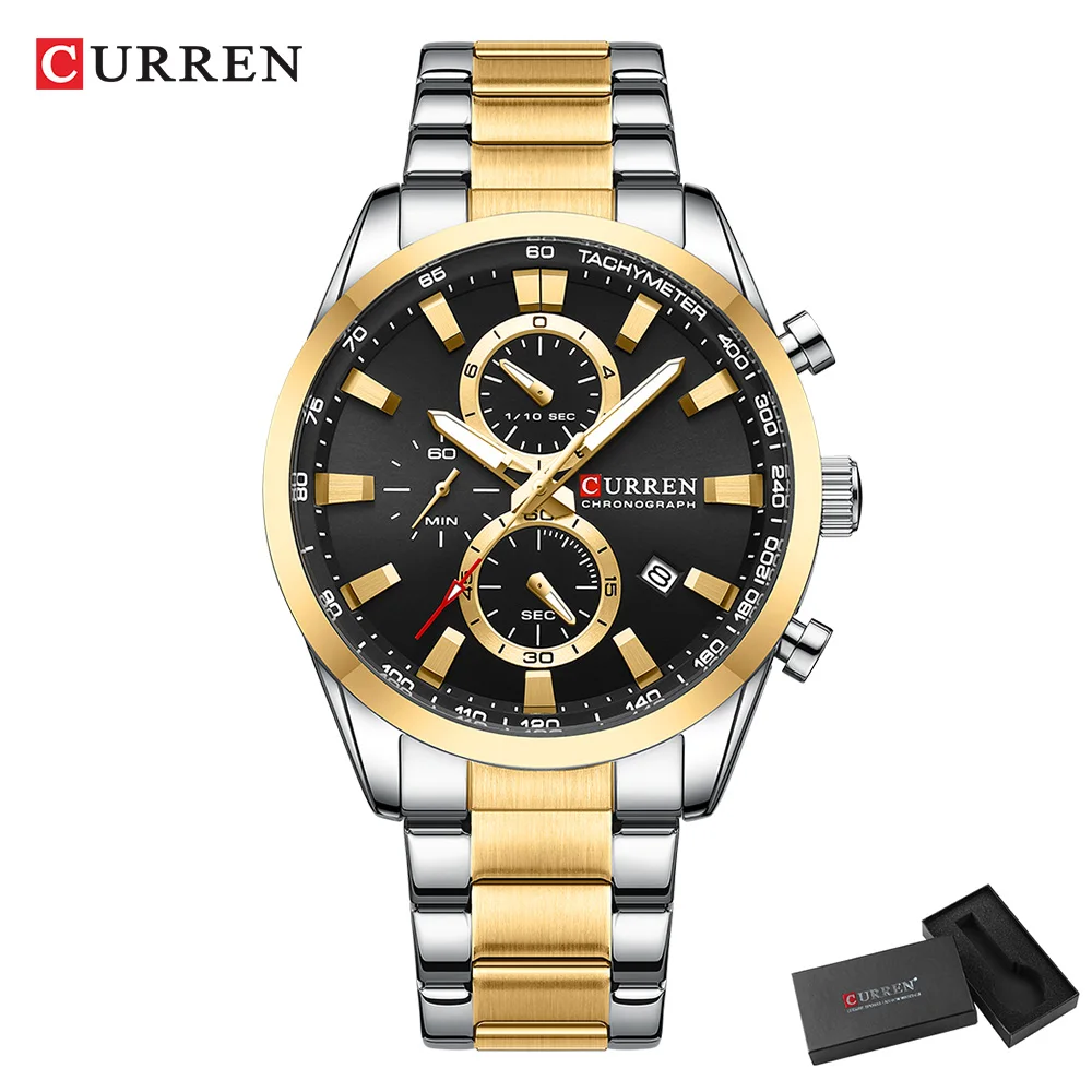 CURREN Casual Kuvars Chrono Sp - Accessories With Watch incelemesi ve fiyatı