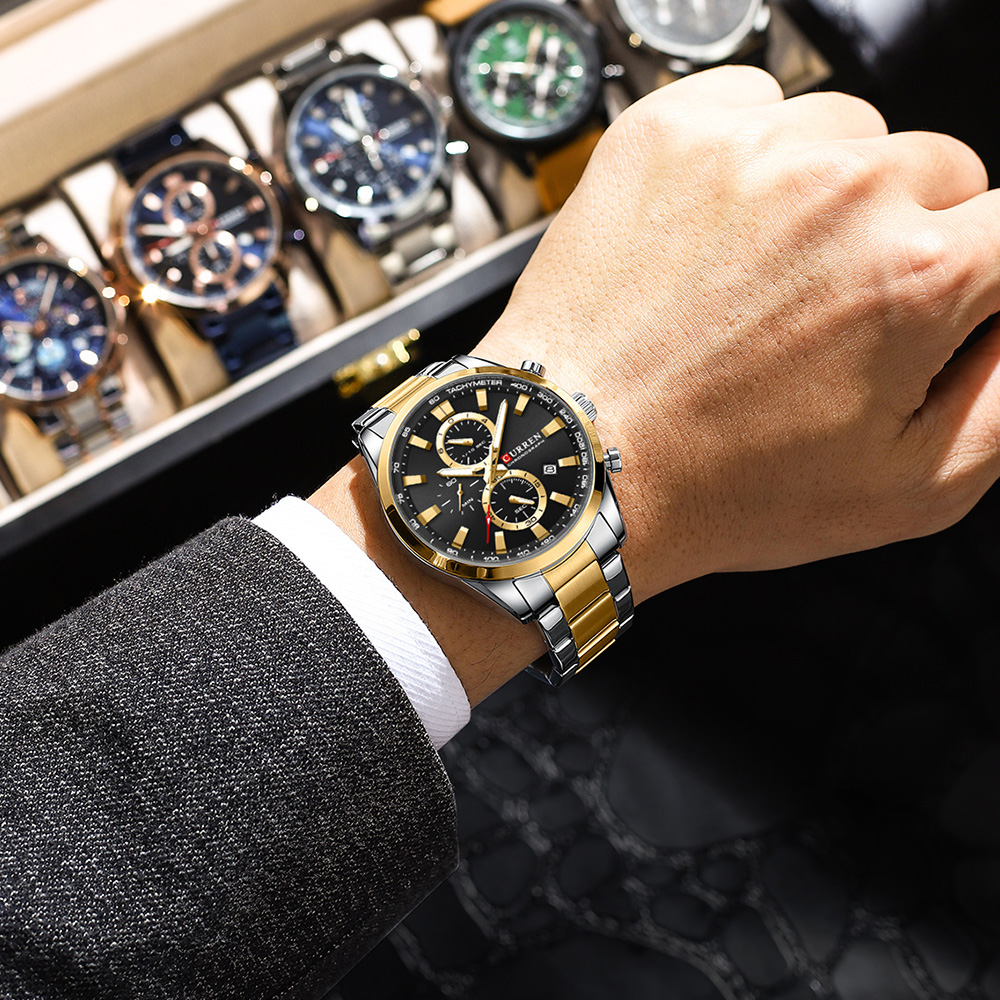 CURREN Casual Kuvars Chrono Sp - Accessories With Watch incelemesi ve fiyatı