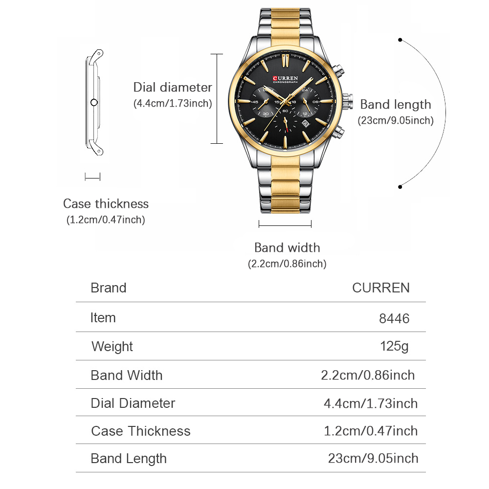 CURREN Casual Kuvars Chrono Sp - Accessories With Watch incelemesi ve fiyatı