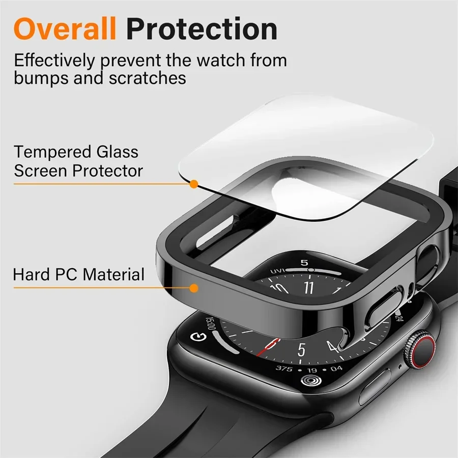 Cam + kapak Apple izle vaka se - Smartwatch Watch Accessories For Women incelemesi ve fiyatı