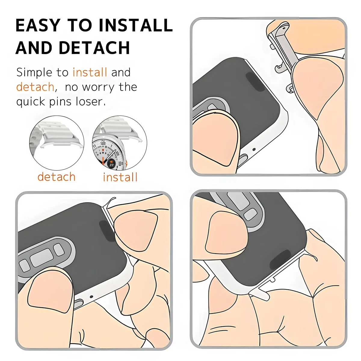 2 adet Metal Adaptör saat kayı - Watch Band Connector incelemesi ve fiyatı