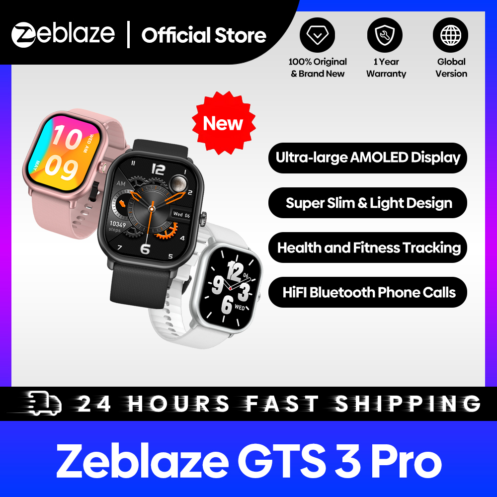 Yeni Zeblaze GTS 3 Pro sesli a - Smartwatch Face incelemesi ve fiyatı