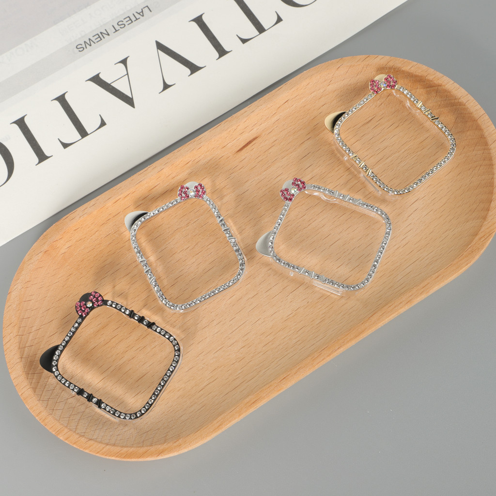 Sevimli Kitty KEDI Kılıf için  - Smartwatch Watch Accessories For Women incelemesi ve fiyatı