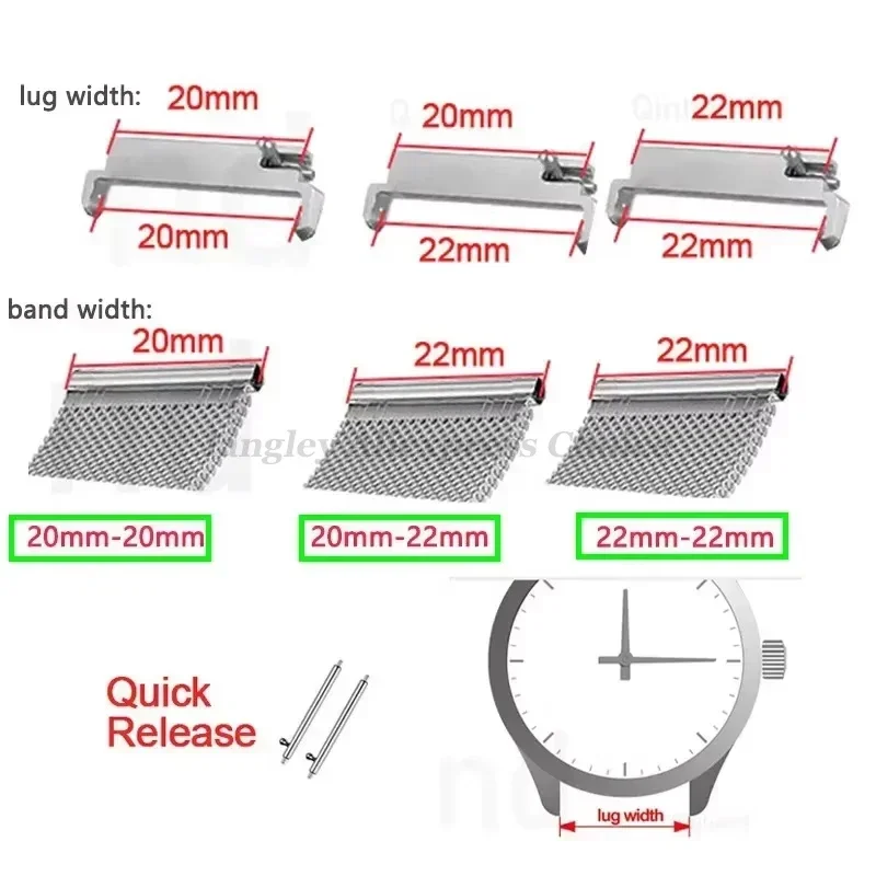2 adet saat kayışı adaptörleri - Watch Band Connector incelemesi ve fiyatı